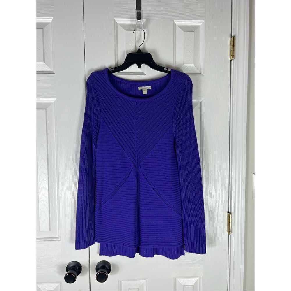 Dana Buchman Womens Purple Sweater Size Small